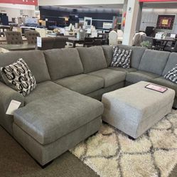 [OM] 🟪 Only $45 initial then take it home 🏡 Brand New  Ballinasloe 3 Piece Sectional 