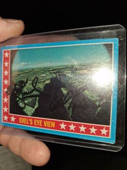 SIGNED EVIL & ROBBIE KNIVEL CARD COA
