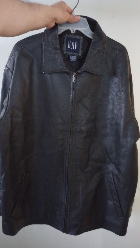 Leather Gap Jacket
