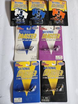 NHRA DIE CAST 1:144 SCALE FUUNY CARS AND DRAGSTERS