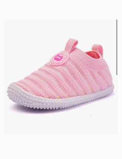 BMCITYBM Baby Girl’s Pink Shoes, Size 4