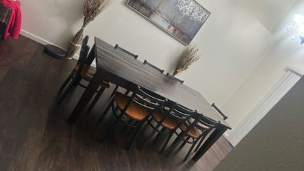 real oak table 8 chair table