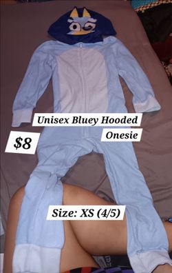 Unisex Bluey Hooded Onesie