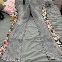 Fashion Nova Floral Bootcut Jeans