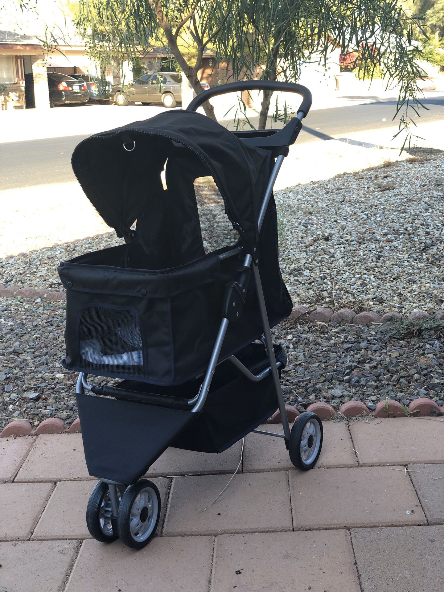Pet stroller for small to medium size dogs or cats