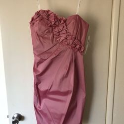 Pink (blush) Strapless dress by Maggy London, new with tags