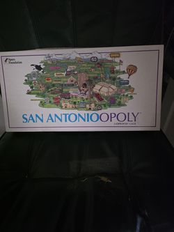 Vintage San Antonio opoly board game