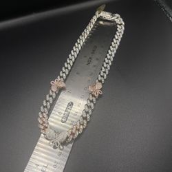  Cuban Link Chain With Butterfly Brass