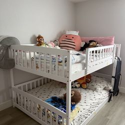 Full over full bunk bed FRAME