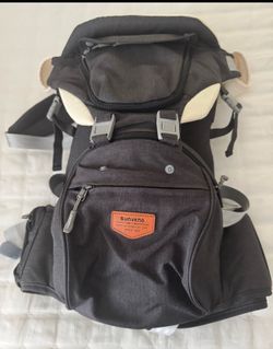 SUNVENO 3 IN 1 ERGONOMIC BABY CARRIER WITH HIP SEAT.