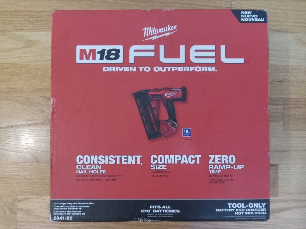 Milwaukee M18 Fuel 16GA Finish Nailer