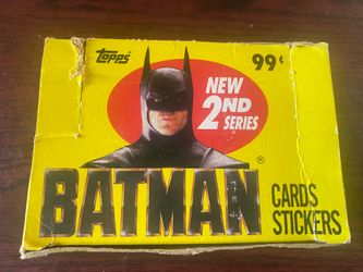 Topps 1989 2nd series Batman cards