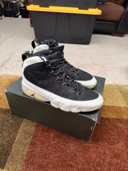 Jordan 9 black and white