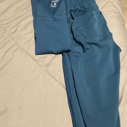 Scrubs -Caribbean Blue and Black 