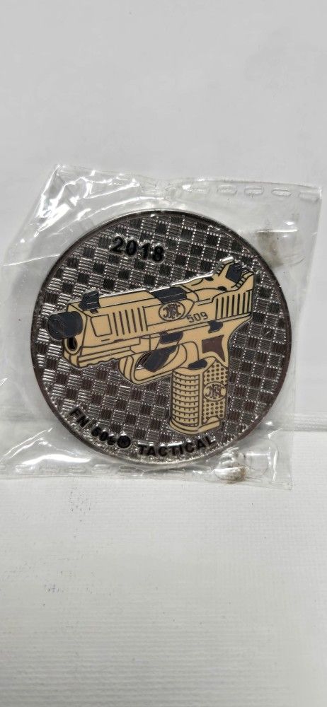 2018 FN 509 TACTICAL STEEL CHALLENGE COIN
