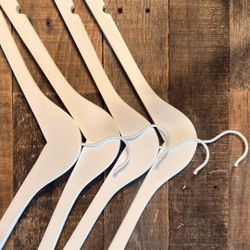 4 White 360 Hangers