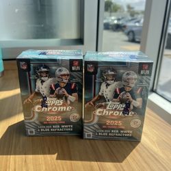 Topps chrome Football 2025 
