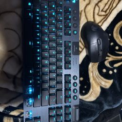 Logitech Wireless Keyboard & Roccat Mouse