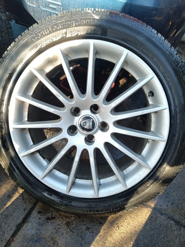 18 OEM Jaguar Wheels And Tires