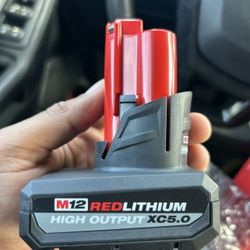 Milwaukee M12 5.0 High Output Battery