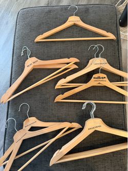 13 Wooden Bridal Party Hangers
