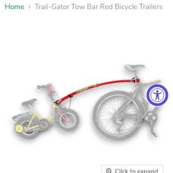 Trail Gator Bike Tow Bar Kids Tandem With Bike!