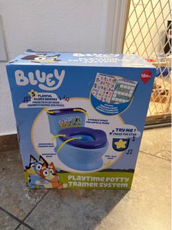 Bluey potty train toilet