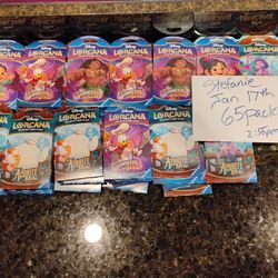 Lorcana Trading Card Game - 53 Booster Packs