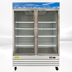 53 Ins NSF Two Glass Door Freezer D1.2BM2F