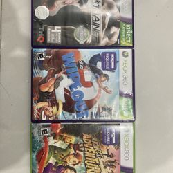 3 Xbox 360 Kinect Games