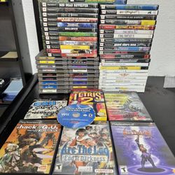 Ps2 Nintendo Wii And NES Games Lot Bundle!