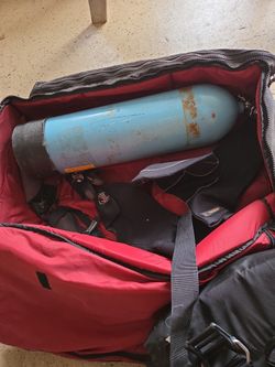 Scuba Tank And Accesories.