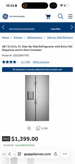 GE fridge
