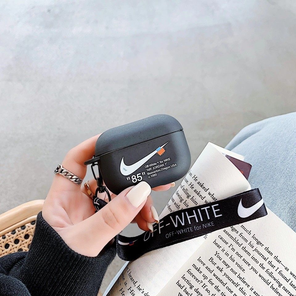 Nike off white apple airpods case for gen 1, 2, and Pro for Sale