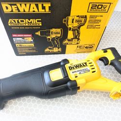 20V Max DeWalt ATOMIC Combo + 60V FLEXVOLT Sawzall 