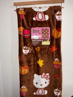Hello Kitty Fall Blanket