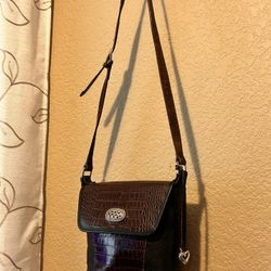 Black & Brown Leather Brighton Handbag
