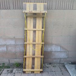 Paris Toboggan Company Of Maine Wood Vintage 5’