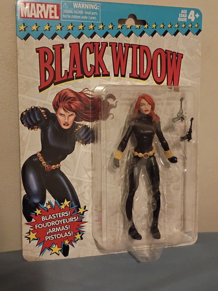 Hasbro Retro Marvel Legends Black Widow