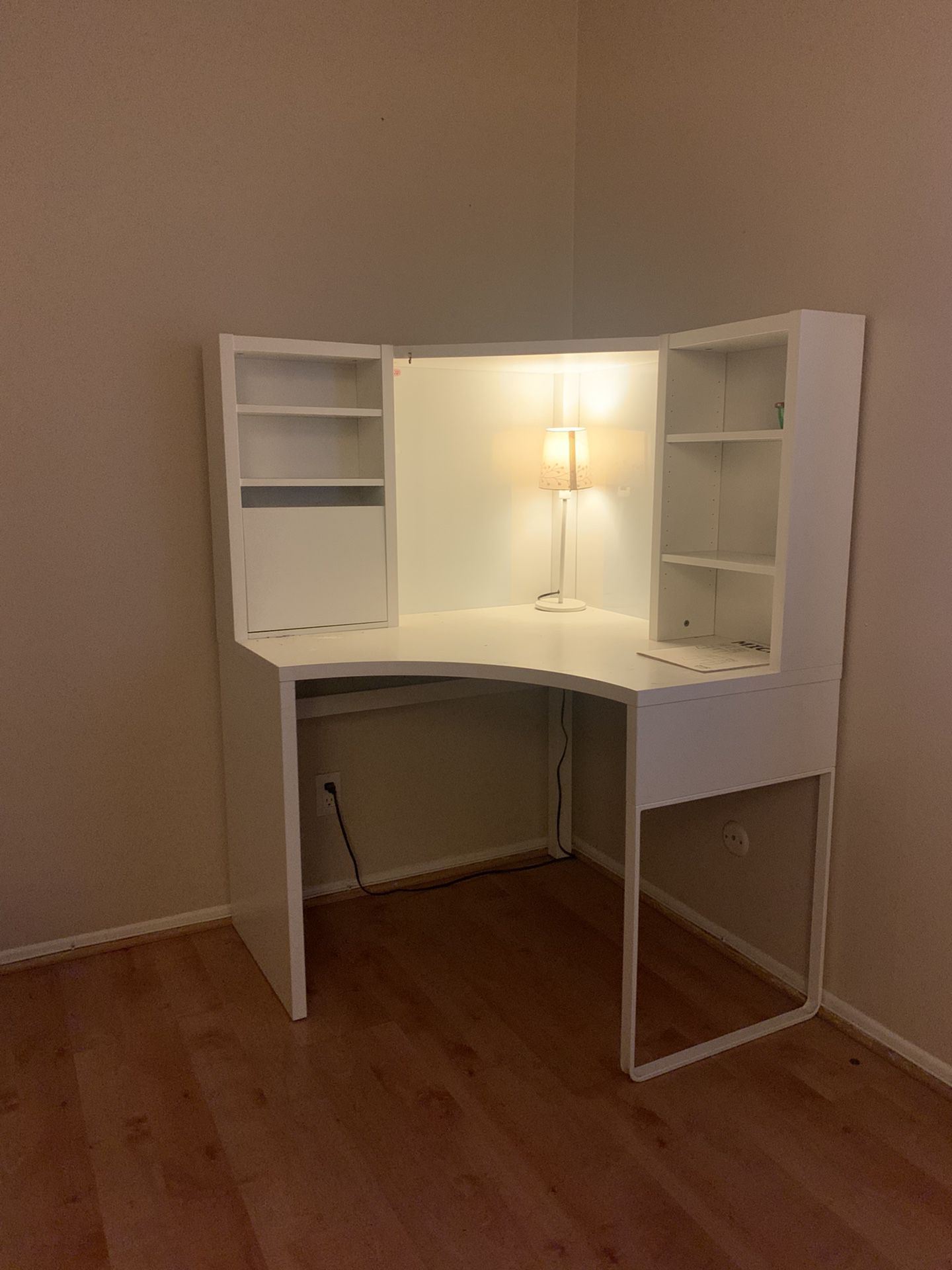 IKEA MICKE corner desk 