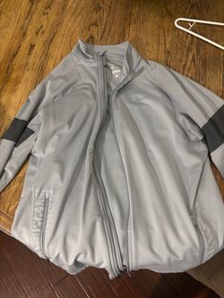 Nike Dri-Fit Full-Zip Jacket Gray Size L