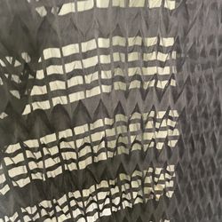 Black Textured Scarf