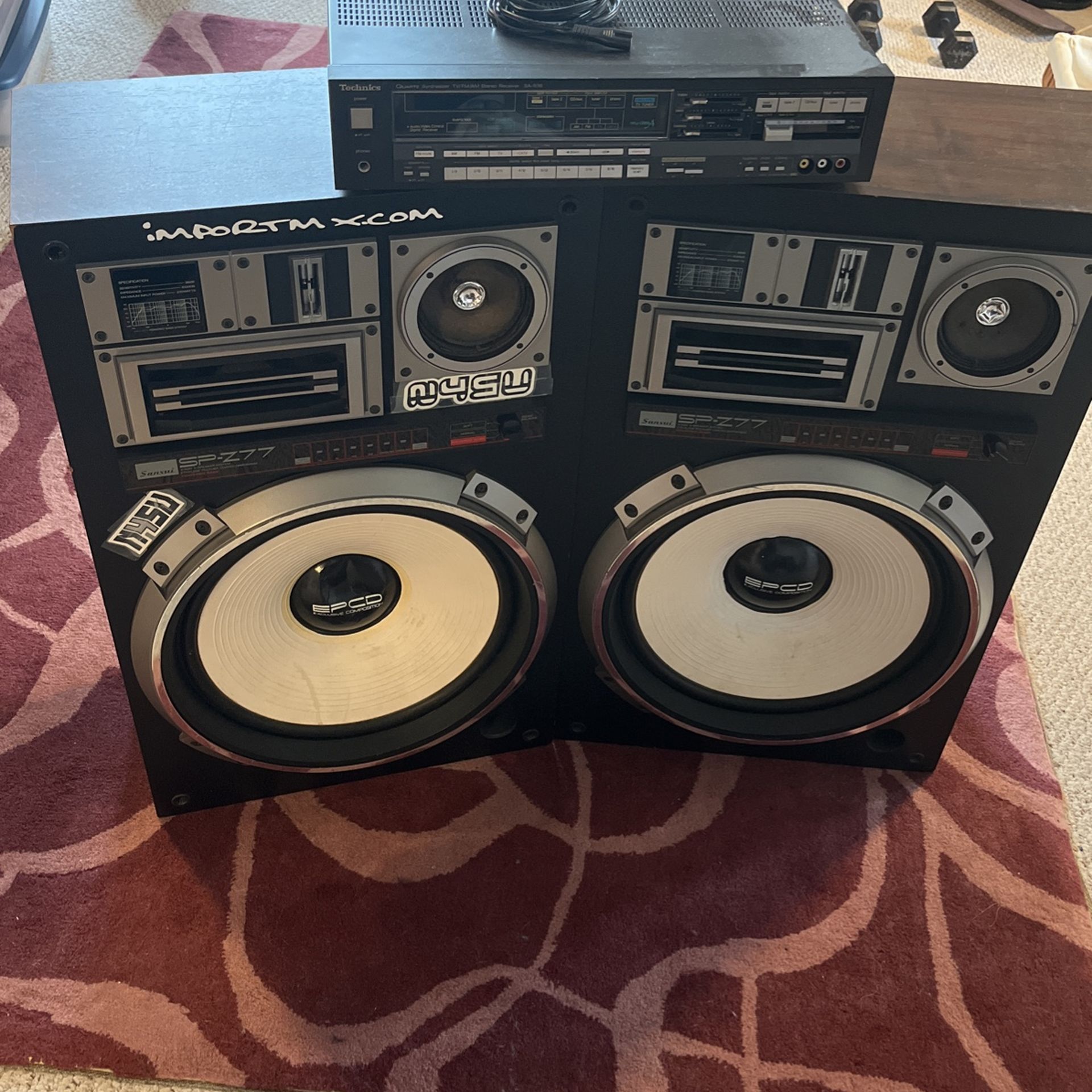 Sansui SP-Z77 Speakers