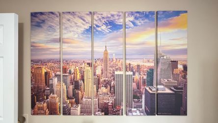 5 Canvas New York Frame