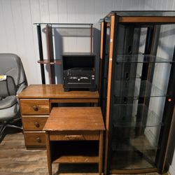 Desk,shelves, & Nightstands