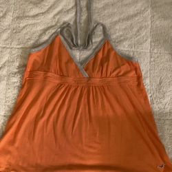 Orange Halter Top