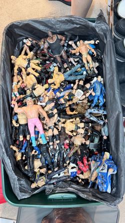 Large Lot of WWE Wrestling Action Figures