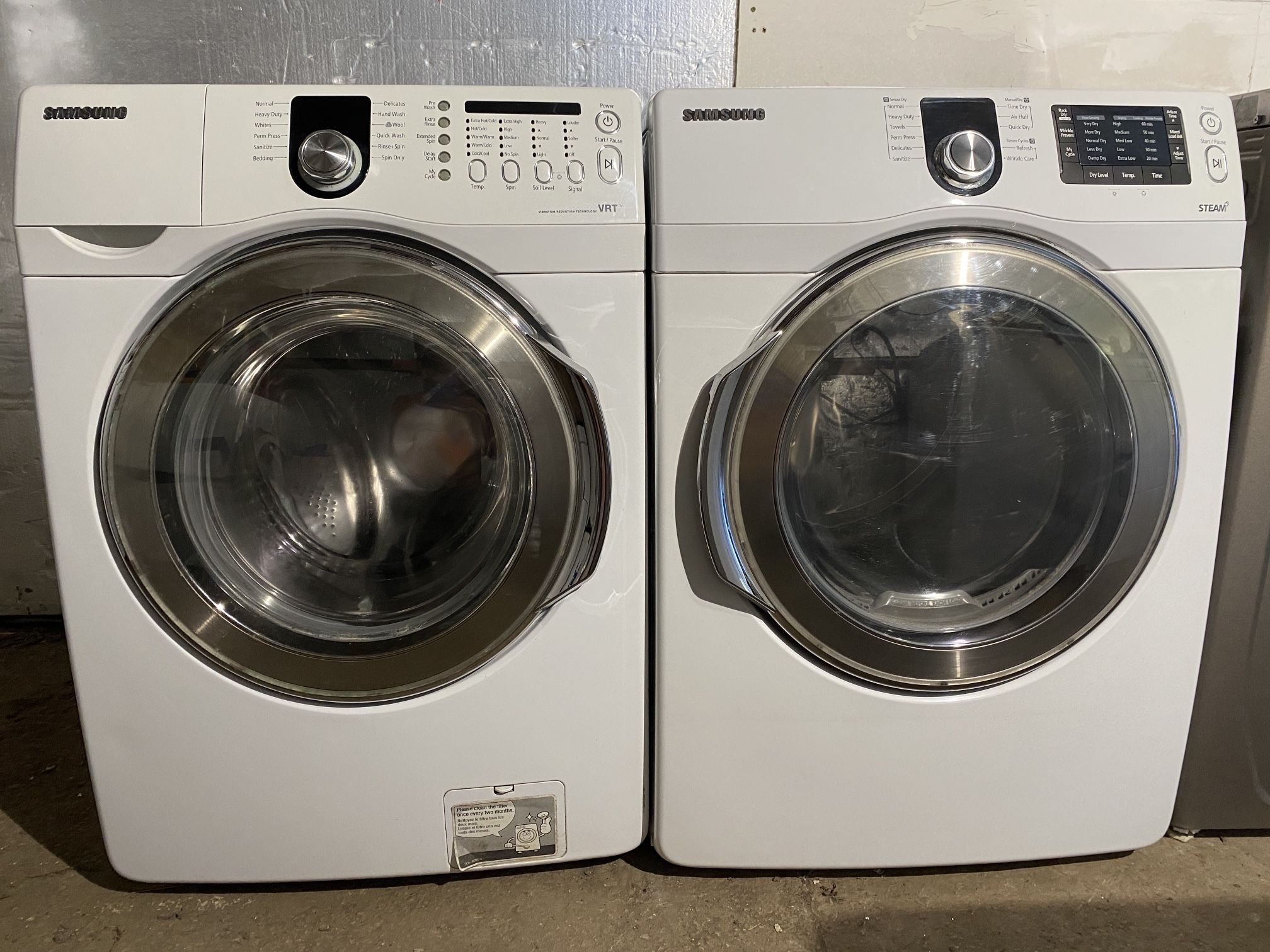 Samsung Washer And Dryer Set 