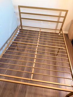 Gold Queen Size Bedframe