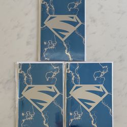 LOT of 3 - Adventures of Superman Jon Kent #1 Electric Blue Foil Variant Comic Books DC Marvel Heroes Gift Limited Edition Supergirl Lightning Collect